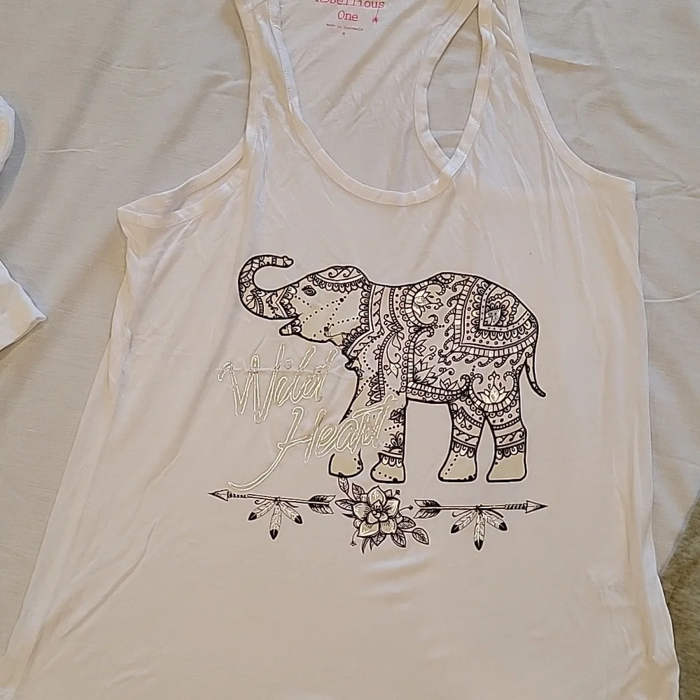 Bundle Rebellious One Tshirts Tank Tops Casual Collection Size Medium - Picture 4 of 9